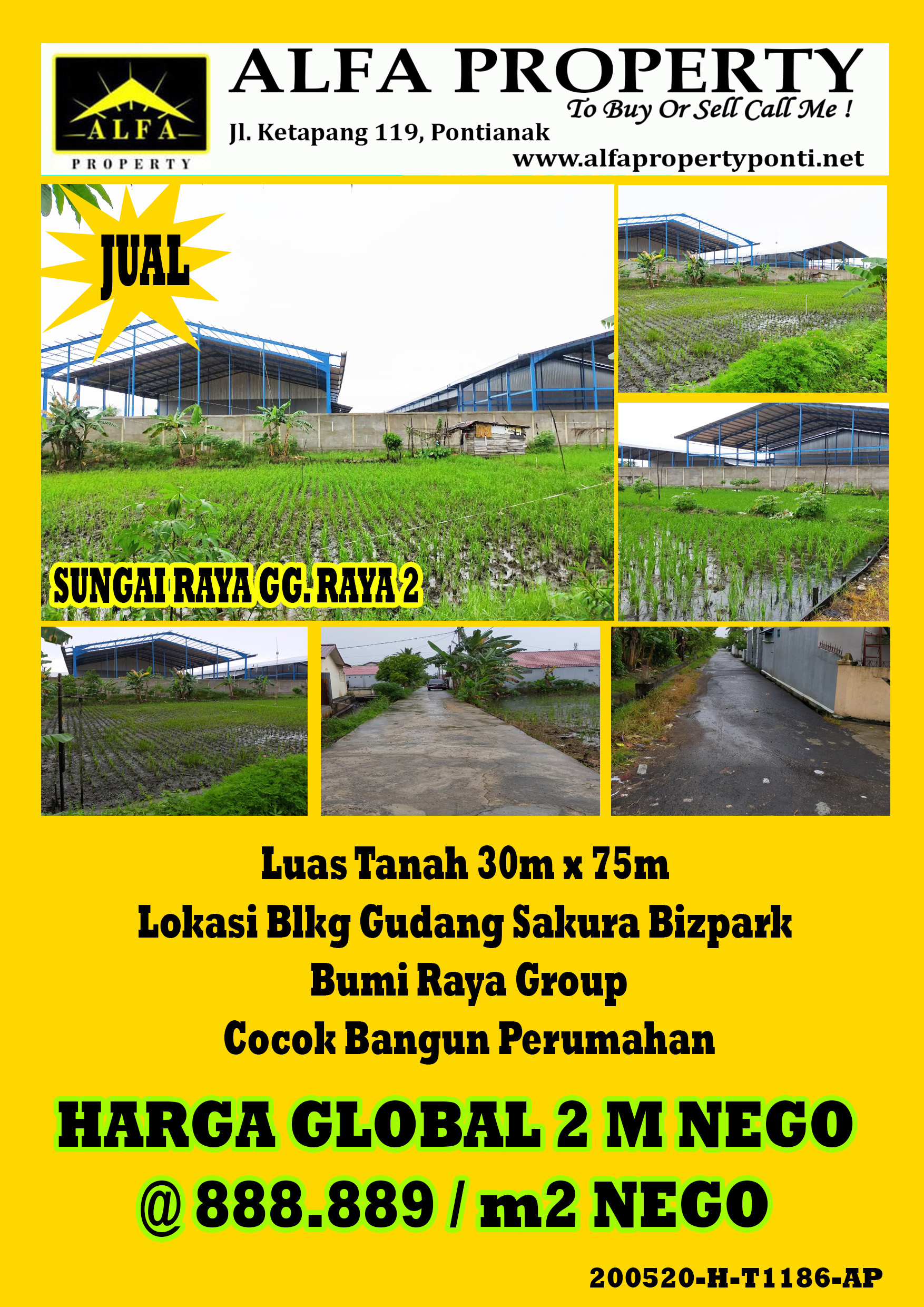 Tanah Raya 2, Sui Raya Dalam, Pontianak, Kalimantan Barat